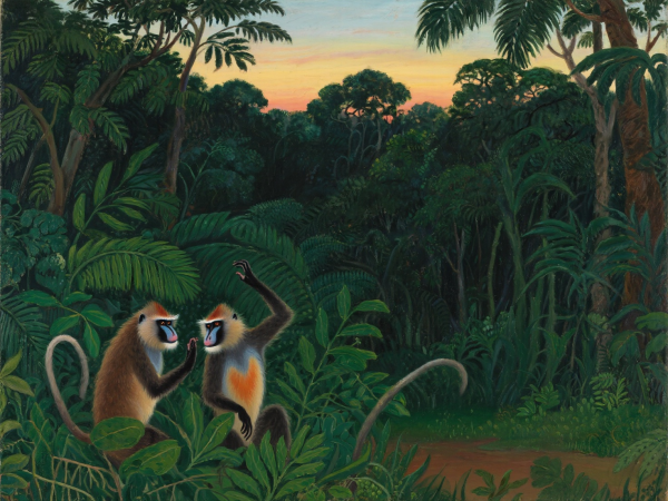 愛意-假如盧梭畫山魈系列